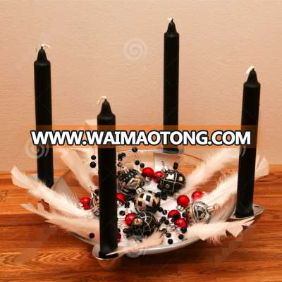 Black color luminary yahrzeit candle wholesale